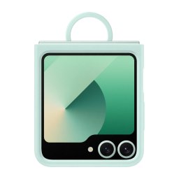 SAMSUNG - Capa Silicone c/anel Flip6 Menta EF-PF741TMEGWW