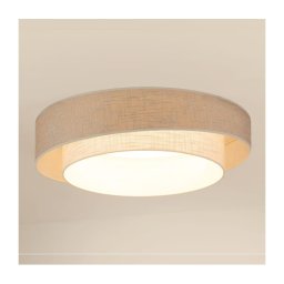 Brilagi - Iluminação de teto LED DOVER SHINE LED/26W/230V diâmetro 60 cm cinzento/creme