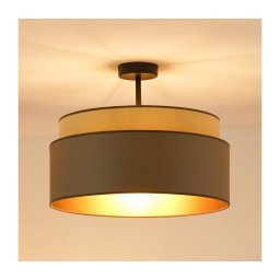 Brilagi - Plafon OREGON VEGE 1xE27/15W/230V pr. 45 cm cinza