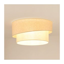 Brilagi - Iluminação de teto SHINE 1xE27/15W/230V diâmetro 50 cm creme