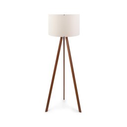 Lâmpada de pé AYD 1xE27/60W/230V bege/marrom