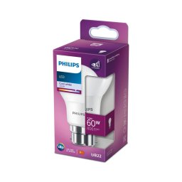Lâmpada LED Philips A60 B22/7,5W/230V 4000K