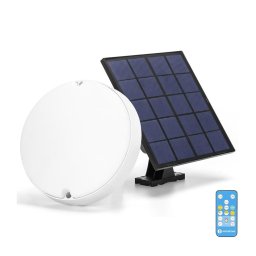 Aigostar - Candeeiro de teto solar LED/3,2V 3000K/4000K/6500K IP65 + RC
