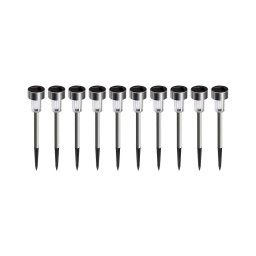 KIT 10x Lâmpada Solar LED 0,06W 1,2V 6000K IP44 40 mAh