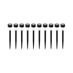 KIT 10x Lâmpada Solar LED 0,06W 1,2V 6000K IP44 40 mAh