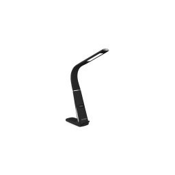Lâmpada de mesa LED regulável com carregamento sem fios LORD EVO LED/8W/230V preta