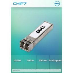 Dell - Kit - módulo de transceptor SFP+ - 10GbE - 10GBase-SR - até 300 m - 850 nm - para Networking N1148, PowerSwitch S4112, S5212, S5232, S5296, ProSupport Plus N3024, X1052