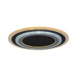 Rabalux 71316 -Iluminação de teto LED com regulação TANELI 56W/230V 3000/4000/6000K preto + CR