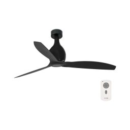 FARO 32030 - Ventilador de teto MINI ETERFAN preto pr. 128 cm + comando