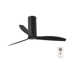 FARO 32060 - Ventilador de teto TUBE FAN preto com controlo remoto