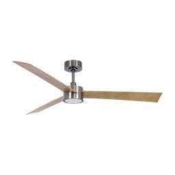 Lucci air 21610449- Ventoinha LED regulável CLIMATE 1xGX53/12W/230Vcastanho/cromado