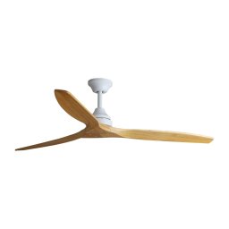 FARO 33728DC - Ventilador de teto ALO L madeira/branco Ø152 cm + DO