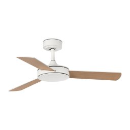FARO 33603DC - Ventoinha de teto MINI MALLORCA S castanho/branco + comando