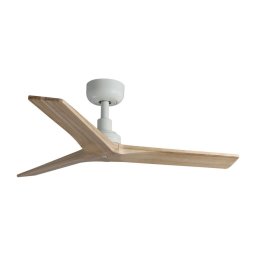 FARO 34281 -Ventoinha de teto KLIM S pinho/branco diâmetro 92,5 cm+ comando