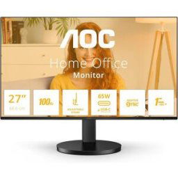 Monitor Profesional Aoc Q27b3cf2 27'/ Qhd/ Multimedia/ Regulable En Altura/ Negro