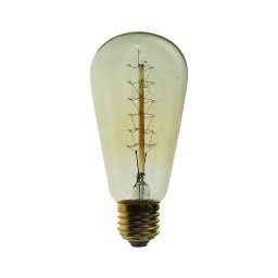 Lâmpada industrial decorativa com regulação SELEBY ST64 E27/40W/230V 2200K