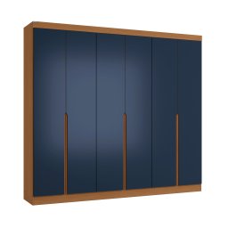 GUARDA-ROUPA 6 PORTAS COM GAVETAS ESKY