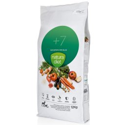 2x12kg Senior 7+ frango Adult Natura Diet ração para cães