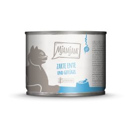 6x200g pato e aves MjAMjAM comida húmida para gatos