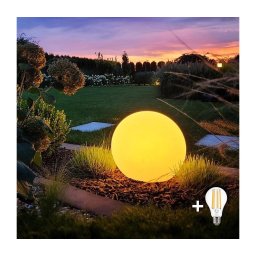 Candeeiro LED para exterior GLOBO 1xE27/11W/230V Ø 40 cm IP44