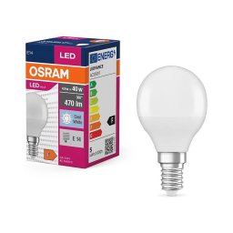 Lâmpada LED P40 E14/4,9W/230V 4000K - Osram