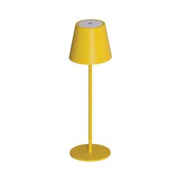 Kanlux 36323 - Candeeiro de mesa LED com regulação INITA LED/1,2W/1800 mAh IP54 amarelo