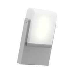 EGLO 89576 - Luz de parede de exterior CARACAS 1xE27/22W/230V prata IP44