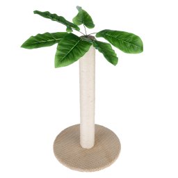TIAKI Nature Palma poste arranhador para gato verde/castanho