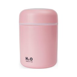 Difusor de aromas LED RGB ultrassónico e humidificador de ar LED/2W 300ml rosa