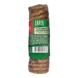 120g Traqueia de vaca recheada Maced snack para cães