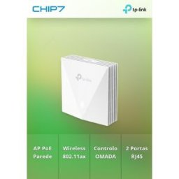 ACCESS POINT DE PAREDE TP-LINK EAP650-WALL AX3000 DUAL BAND WIFI 6 GIGABIT POE