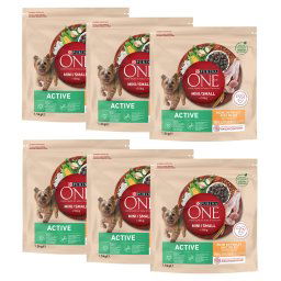 18kg frango e arroz Mini Active PURINA ONE ração para cães
