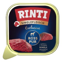 30x150g cavalo Singlefleisch Exclusive RINTI alimento húmido para cães