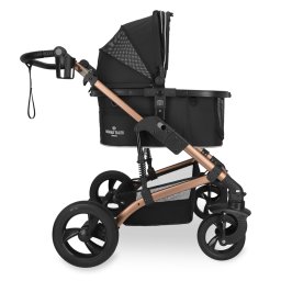 Nomad Tales Calma Pet Stroller, ouro rosa para cães até 15 kg