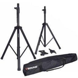 VSOUND Conjunto 2 Suportes P/Colunas C/Bolsa 1.8M 30 KG
