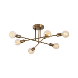 Candelabro montado à superfície FLOWER 6xE27/40W/230V