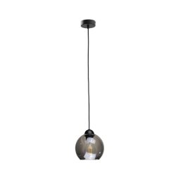 Candeeiro suspenso UNO 1xE27/60W/230V preto/fumado