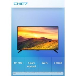 Televisão TV Silver - 43" Full HD / Smart TV / Android / Frameless - 412916