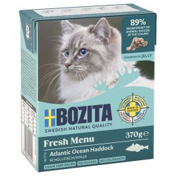 6x370g arinca pedaços em gelatina Bozita comida húmida para gatos