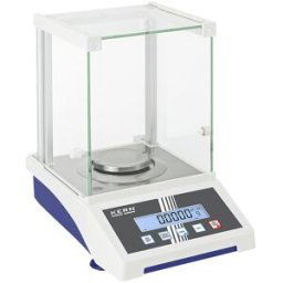 KERN Balança analítica AXS, gama de pesagem até 1200 g, legibilidade 0,01 g, prato de pesagem Ø 80 mm