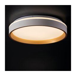 Kanlux 37328 - Iluminação de teto LED SOLN LED/17,5W/230V diâmetro 38 cm branco/dourado