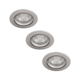 Philips - CONJUNTO 3x Foco de encastrar LED com regulação DIVE LED/5W/230V 2700K