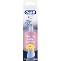 Oral-B iO Gentle Care Recarga Escova de Dentes Branco 4 unidades