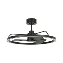 Lucci Air 516124 - Ventoinha LED regulável CESSNA LED/36W/230V 3000/4000/5000K preto + CR