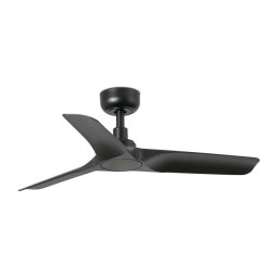 FARO 33825WT - Ventoinha de teto HEY S preto diâmetro 90 cm WT + comando