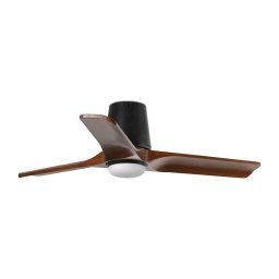 FARO 33837-1TW-LED Ventilador HEYWOOD TUB 10W/230V pinho/preto pr. 90 cm+comando