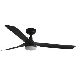 FARO 33815WT-21-Ventoinha de teto LED com regulação PUNT M LED/18W/230V preto diâmetro 132 cm WT + CR