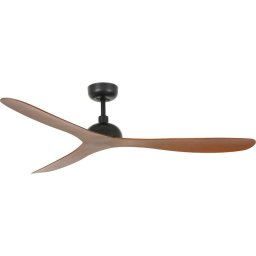 FARO 33447WT - Ventoinha de teto GOTLAND L castanho/preto diâmetro 132 cm WT + CR