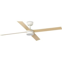 FARO 34355WT-1TW- Ventoinha LED regulável RUDDER L 18W/230V branco/bege diâmetro 132 cm WT + CR
