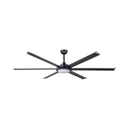 FARO 34203-130 - Ventoinha de teto LED ROTTERDAM XL LED/32W/230V preto diâmetro 200 cm+ CR